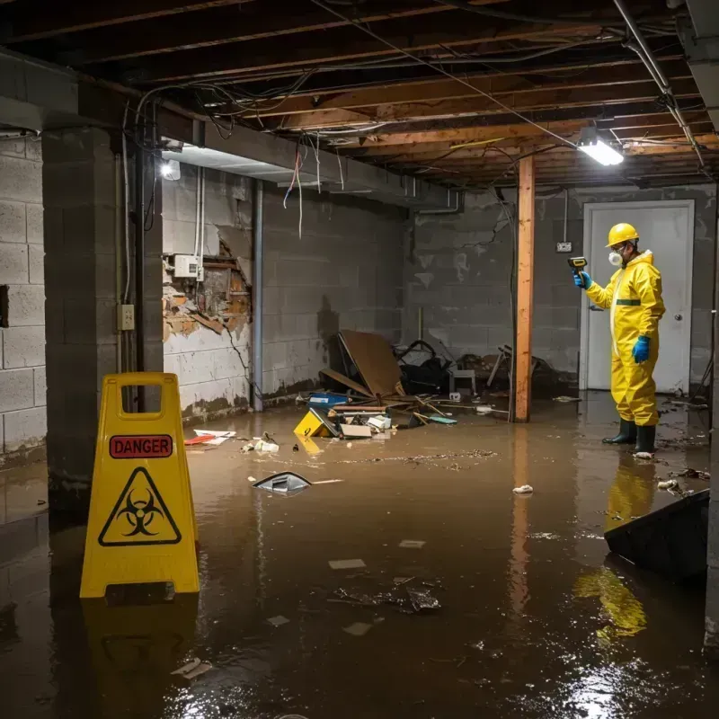 Flooded Basement Electrical Hazard in Wellington, CO Property